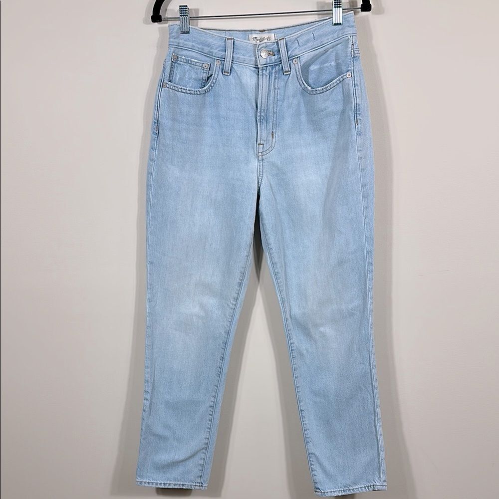 Madewell Perfect Vintage 100% Cotton Spring Light Blue Women Jeans Size 27